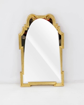 LaBarge Gold Leaf Wall Mirror