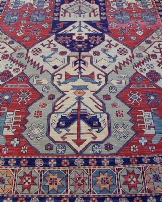 Hand Made Heriz Area Rug