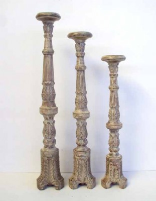 White candlesticks