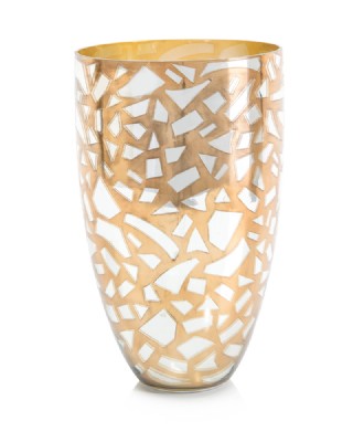 Confetti Gold & Mercury Vase