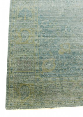 Washed Green Vintage Style Rug