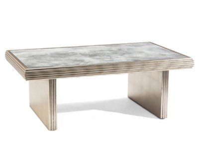 Rivoli Distressed Silver Cocktail Table