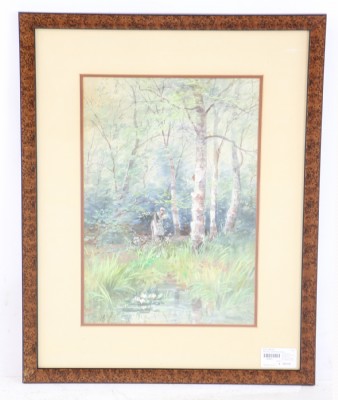 Original Watercolor by F.S.Medairy