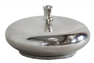 Silvered Mirrored Metallic Vase