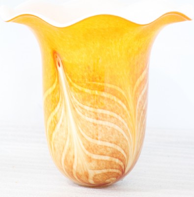 Orange Glass Vase