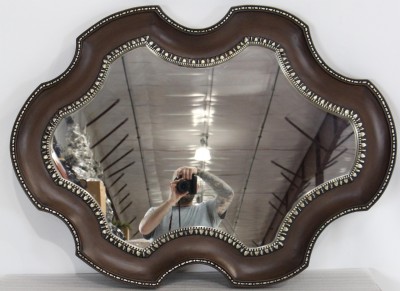 Scalloped Edge Wall Mirror