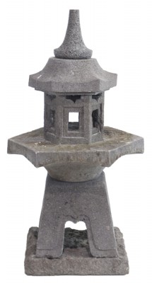 Pagoda Sculpture Large Cast Stone