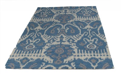 Abstract Wool Area Rug