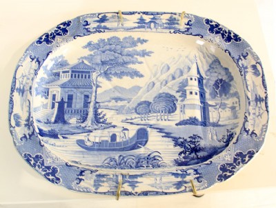 Blue & White Porcelain Tray