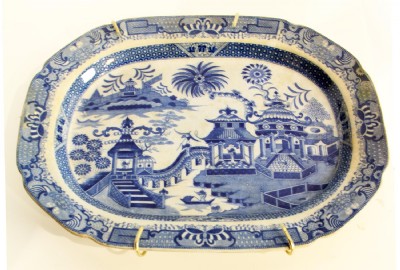 Blue & White Porcelain Tray