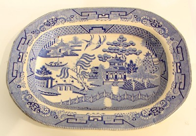 Blue & White Porcelain Tray