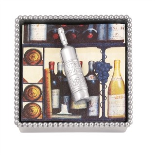 Wine Bottle (1997) Beaded Napkin Box*