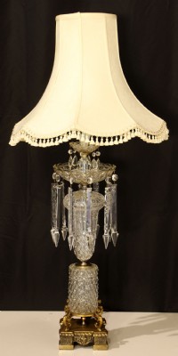 Vintage Austrian Crystal Table Lamp