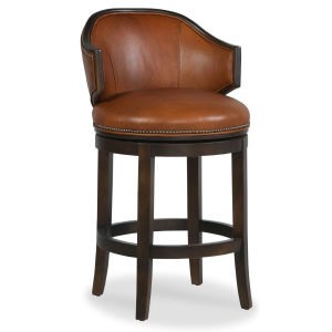 Leather Swivel Bar Stool