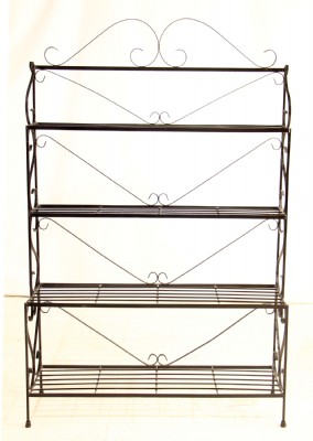 Black Iron Baker's Rack