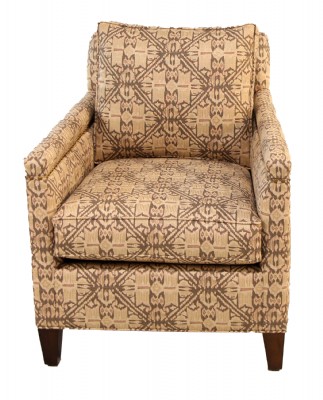 Upholstered Armchair With Nailhead Trim