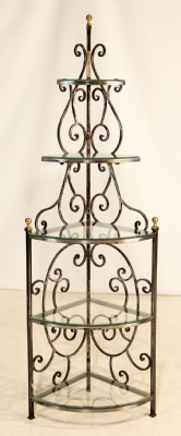 Metal Framed Corner Rack