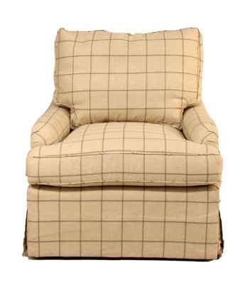 Sills skirted swivel chair