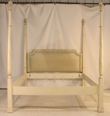 Handpainted King Four Poster Bed