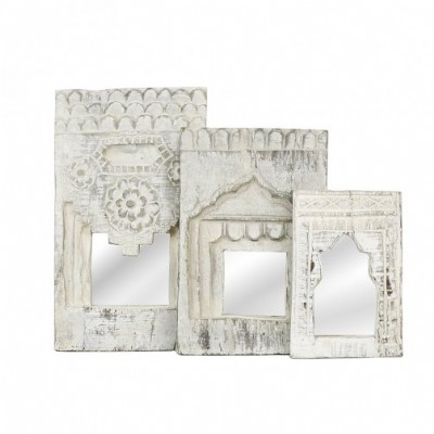 Set/3 Bleached Niche Mirrors