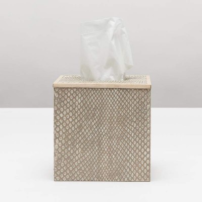 Goa Sand Tissue Box Cover Faux Boa