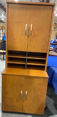 Cherry Finished Storage Cabinet