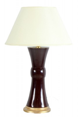 Maroon Base Ceramic Table Lamp