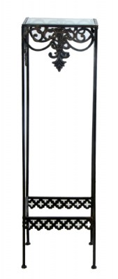 Glass Shelf Metal Plant Stand