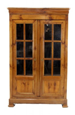 Antique Chestnut Display Cabinet