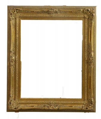 Beveled Gold Finished Wall Mirror