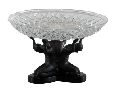 Tripod Male Stand Base with Glass Dish