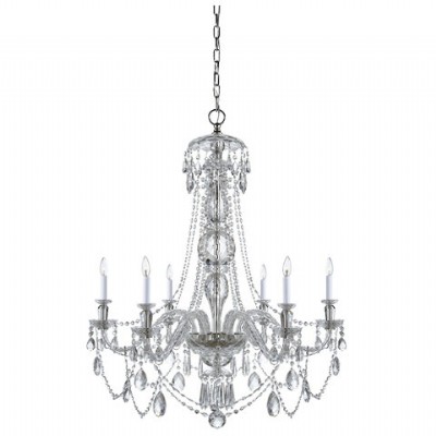 Daniela Wide Crystal Chandelier