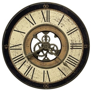 round wall clock