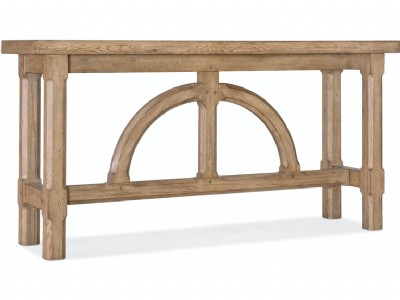 wood console