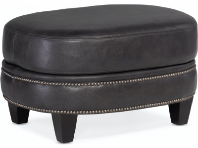 leather ottoman