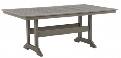 outdoor grey dining table