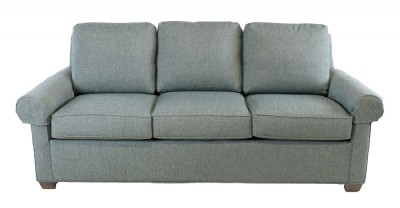Grey Upholstered Queen Sleeper Sofa
