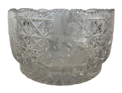 Large Cut Crystal Bowl