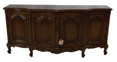 Auffray and Co Walnut Four Door Credenza