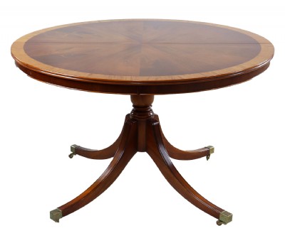 Round Mahogany,Satinwood & Ewe Table