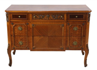 Inlaid Wooden Chest of Drawers