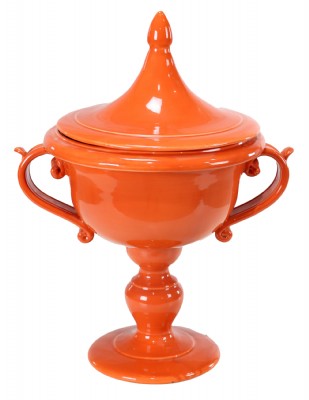 Orange Ceramic Vase