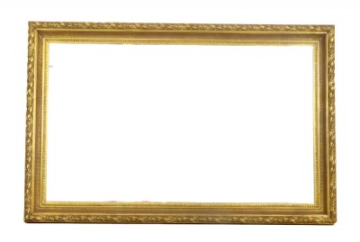 Vintage Gilt Carved Frame Beveled Wall Mirror