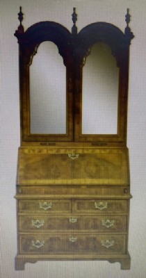 Double Barrel Top Lighted Secretary