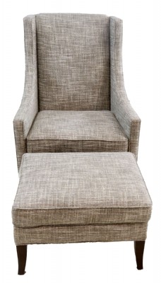 BRAND NEW Timlyn Wing Chair with Ottoman