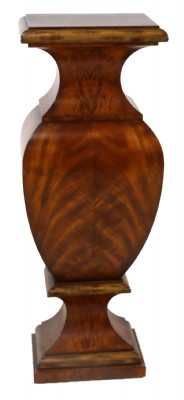 Flamed Mahogany Pedestal