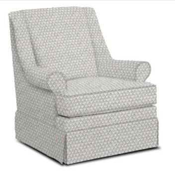 Skirted Swivel Glider Chair