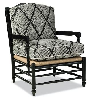 Wood Framed Accent Chair