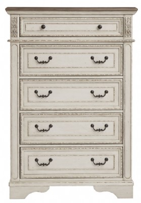 white 5 drawer dresser