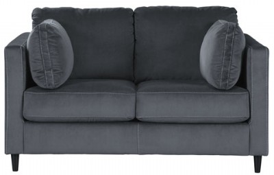 grey loveseat